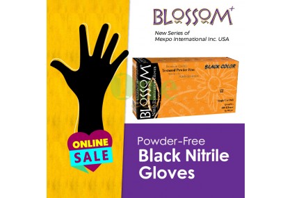 Nitrile Black Glove, Blossom Plus 